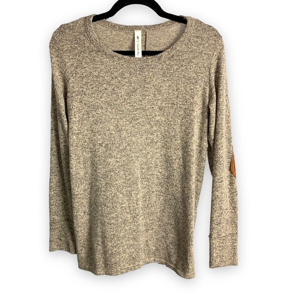 Vanilla Bay Back Button Lightweight Sweater